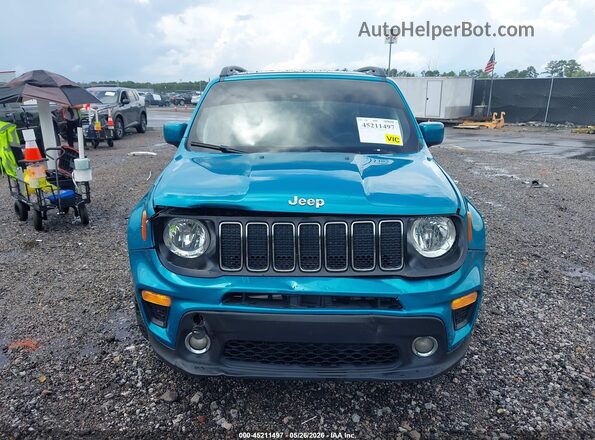 ZACNJCBB9MPM70916 2021 JEEP RENEGADE Teal ხელსაწყოთა პანელის ხედი