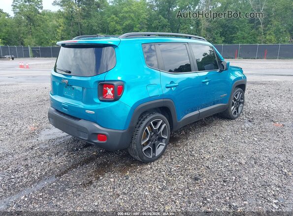 ZACNJCBB9MPM70916 2021 JEEP RENEGADE Teal უკანა მარჯვენა