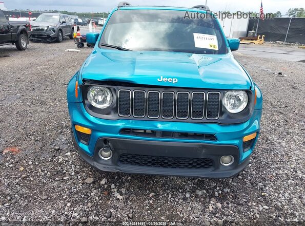 ZACNJCBB9MPM70916 2021 JEEP RENEGADE Teal წინა ხედი