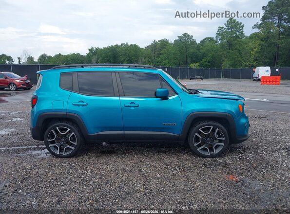 ZACNJCBB9MPM70916 2021 JEEP RENEGADE Teal უკანა სალონის ხედი