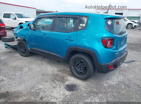 ZACNJDA14NPN57946 2022 JEEP RENEGADE Teal Հետևի ձախ