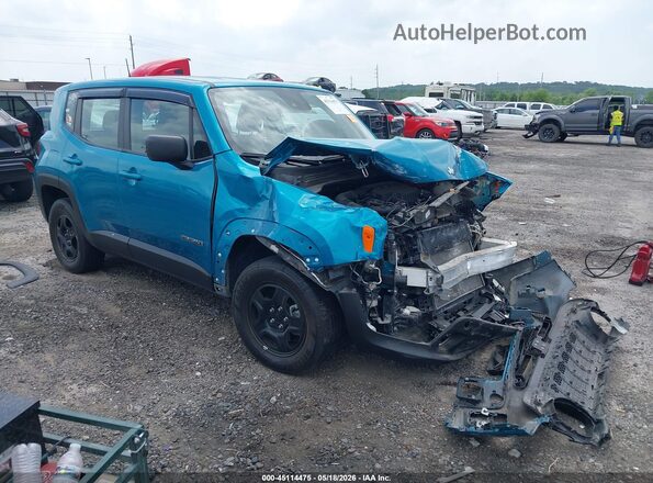 ZACNJDA14NPN57946 2022 JEEP RENEGADE Teal Սալոնի 360 աստիճան տեսք