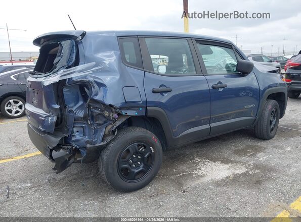 ZACNJDAB0MPN37281 2021 JEEP RENEGADE Dark Blue Rear right