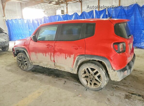 ZACNJDAB2MPN31353 2021 JEEP RENEGADE Red Rear left