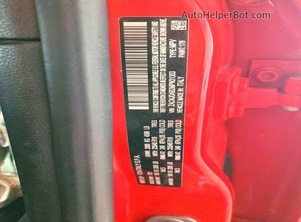 ZACNJDAB2MPN31353 2021 JEEP RENEGADE Red VIN sticker view