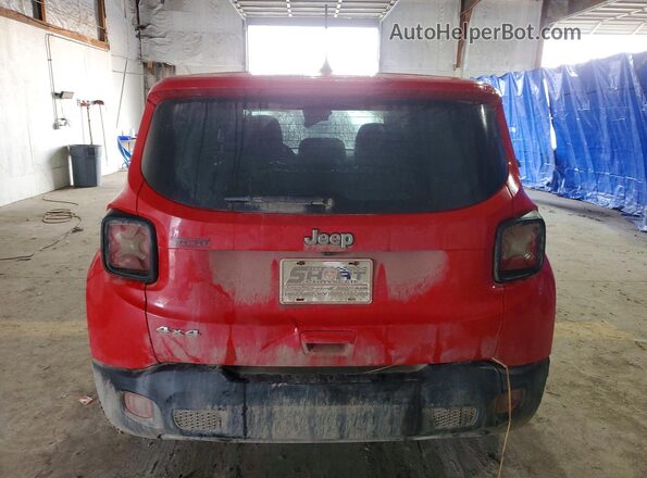 ZACNJDAB2MPN31353 2021 JEEP RENEGADE Red Rear view