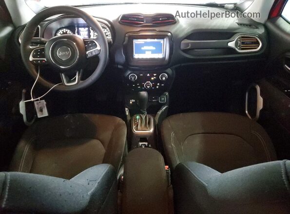 ZACNJDAB2MPN31353 2021 JEEP RENEGADE Red Dashboard view