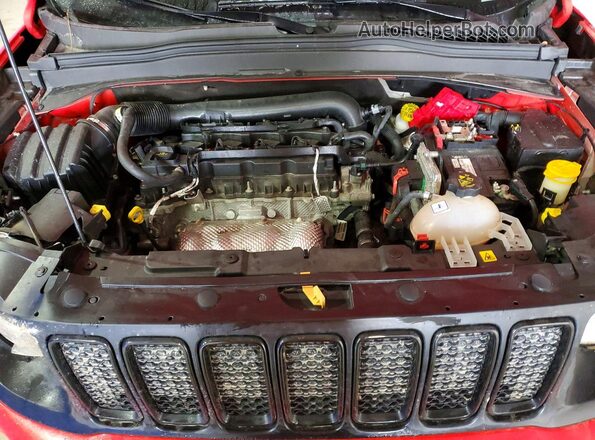 ZACNJDAB2MPN31353 2021 JEEP RENEGADE Red Engine compartment view