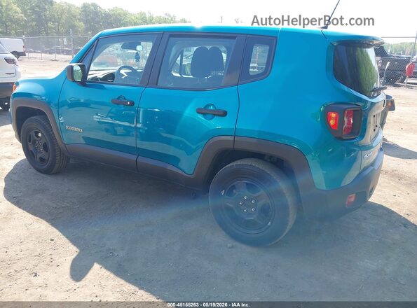 ZACNJDAB3MPM17989 2021 JEEP RENEGADE Turquoise Tył lewy
