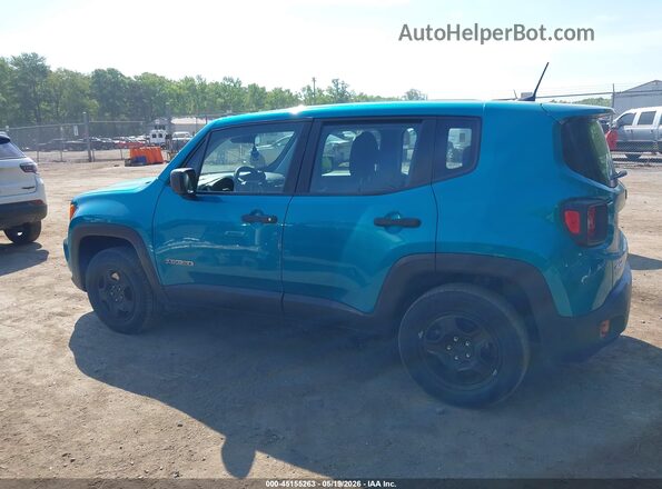 ZACNJDAB3MPM17989 2021 JEEP RENEGADE Turquoise Widok wnętrza 360 stopni