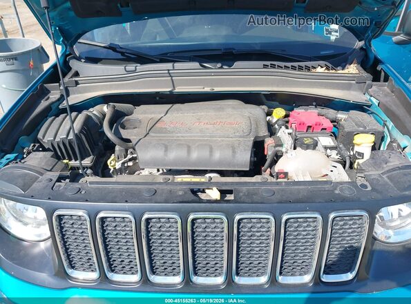 ZACNJDAB3MPM17989 2021 JEEP RENEGADE Turquoise Widok z tyłu