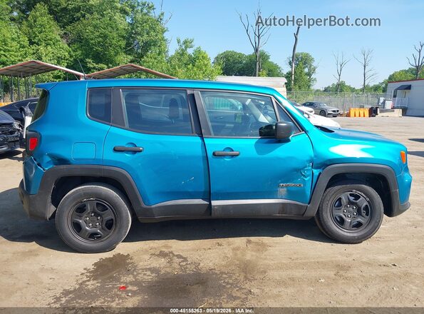 ZACNJDAB3MPM17989 2021 JEEP RENEGADE Turquoise Widok wnętrza z tyłu