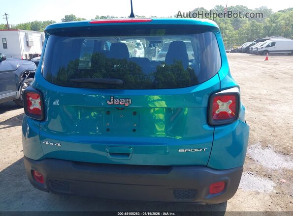 ZACNJDAB3MPM17989 2021 JEEP RENEGADE Turquoise 