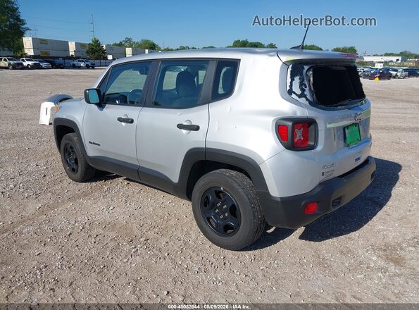 ZACNJDAB3MPN30597 2021 JEEP RENEGADE Silver Задня ліва чверть