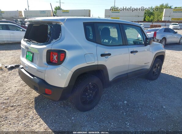 ZACNJDAB3MPN30597 2021 JEEP RENEGADE Silver Задня права чверть