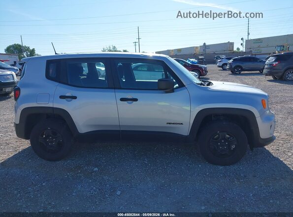 ZACNJDAB3MPN30597 2021 JEEP RENEGADE Silver Вид задньої частини салону