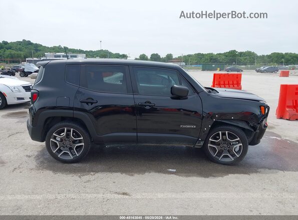 ZACNJDAB4MPN13761 2021 JEEP RENEGADE Black Вид задньої частини салону