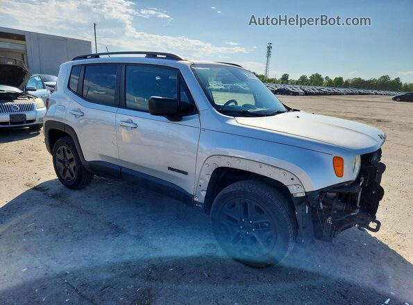 ZACNJDAB6MPM32647 2021 JEEP RENEGADE Silver Передня права чверть