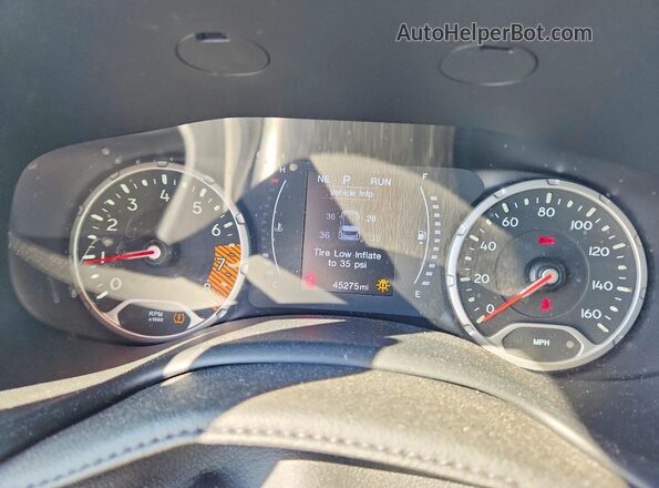 ZACNJDAB6MPM32647 2021 JEEP RENEGADE Silver Вид щитка приладів