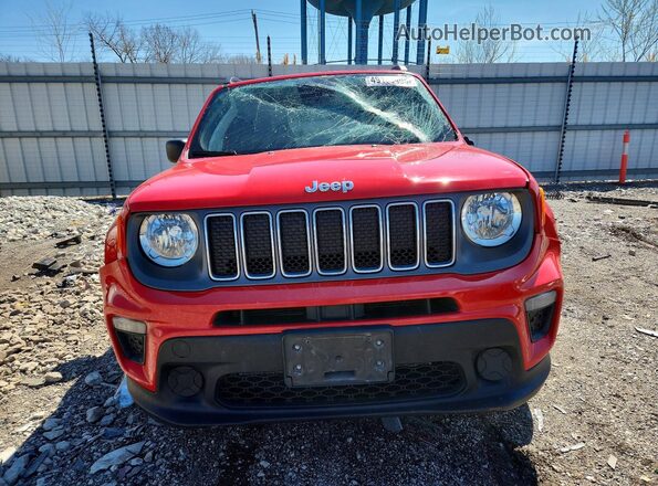 ZACNJDAB6MPN30450 2021 JEEP RENEGADE Red Դիմացի տեսք