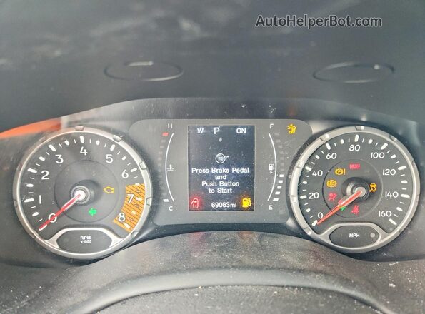 ZACNJDAB6MPN30450 2021 JEEP RENEGADE Red Սարքավորումների վահանակի տեսք