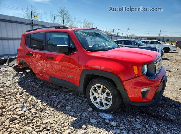 ZACNJDAB6MPN30450 2021 JEEP RENEGADE Red Առջևի աջ