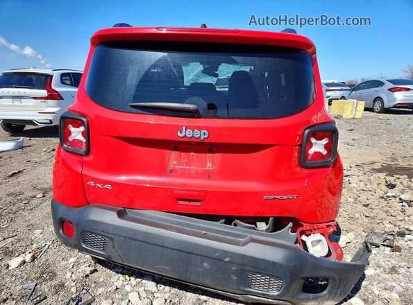 ZACNJDAB6MPN30450 2021 JEEP RENEGADE Red Հետևի տեսք