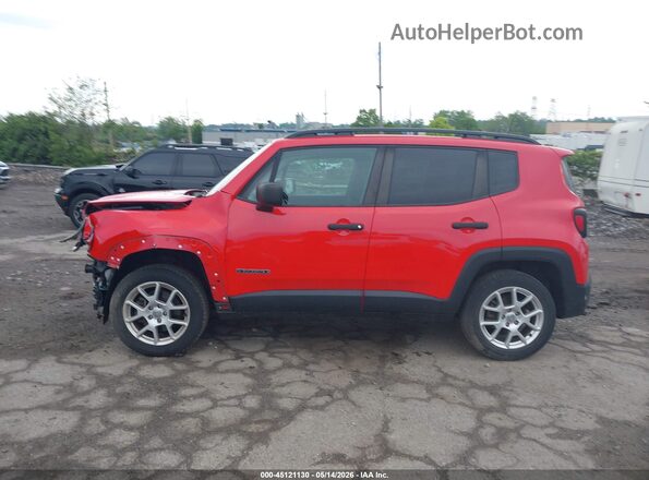 ZACNJDAB8MPM36490 2021 JEEP RENEGADE Red Սալոնի 360 աստիճան տեսք