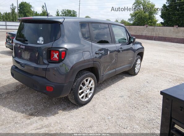 ZACNJDB10PPP17161 2023 JEEP RENEGADE Gray უკანა სავარძლების ხედი