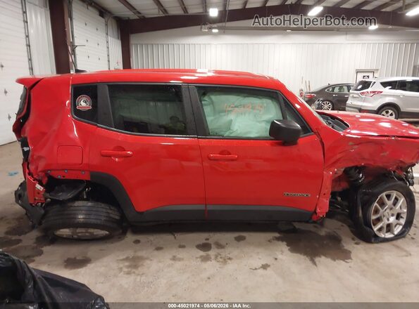 ZACNJDB10PPP58616 2023 JEEP RENEGADE Red Вид задньої частини салону