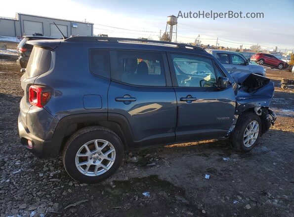 ZACNJDB11MPM20542 2021 JEEP RENEGADE Blue Trasero derecho
