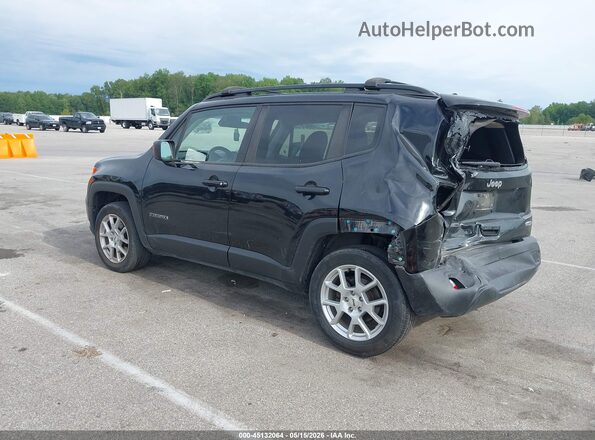 ZACNJDB11NPN48443 2022 JEEP RENEGADE Black Հետևի ձախ
