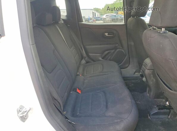 ZACNJDB11NPN90322 2022 JEEP RENEGADE White Вид задньої частини салону