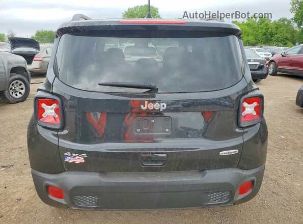 ZACNJDB12NPN44692 2022 JEEP RENEGADE Черный Вид сзади