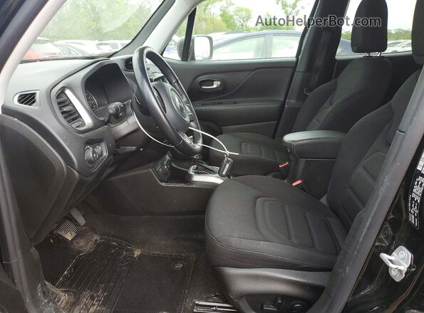 ZACNJDB12NPN44692 2022 JEEP RENEGADE Черный Вид салона спереди