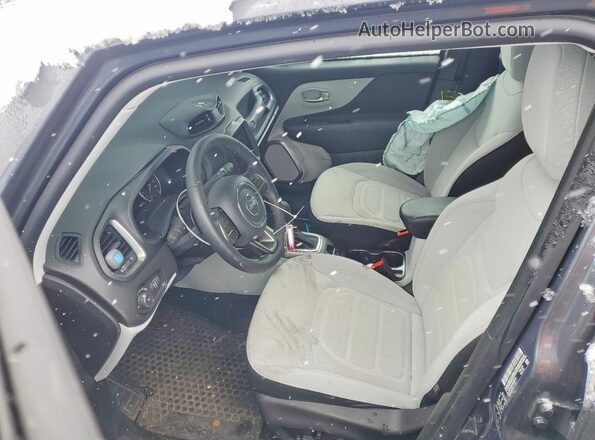 ZACNJDB12NPN56745 2022 JEEP RENEGADE Gray Вид салону спереду