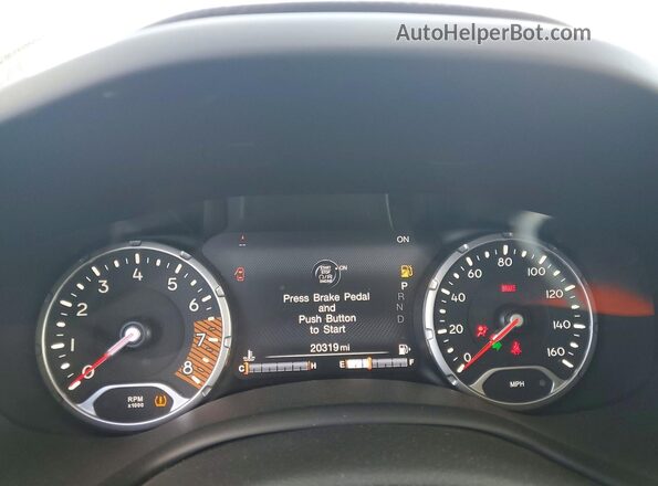 ZACNJDB12NPN56745 2022 JEEP RENEGADE Gray Вид щитка приладів