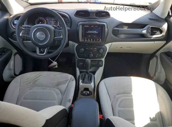 ZACNJDB12NPN56745 2022 JEEP RENEGADE Gray Вид панелі приладів
