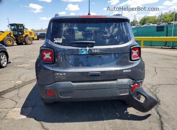 ZACNJDB12NPN56745 2022 JEEP RENEGADE Gray Вид ззаду