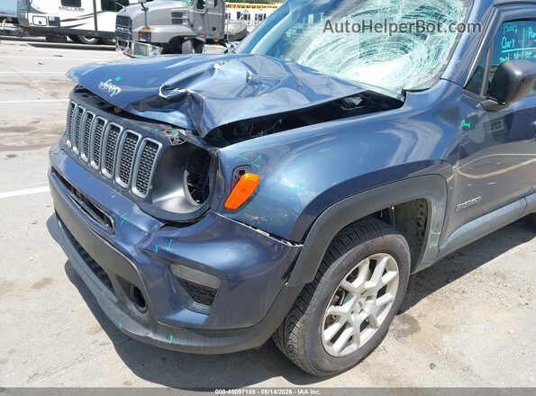 ZACNJDB12NPN60035 2022 JEEP RENEGADE Blue Դիմացի տեսք
