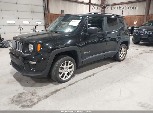 ZACNJDB14NPN62790 2022 JEEP RENEGADE Black Vista tres cuartos delantera izquierda