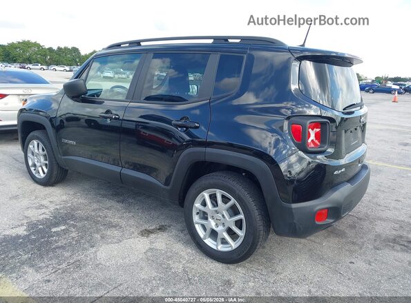 ZACNJDB14NPN83204 2022 JEEP RENEGADE Black Tył lewy