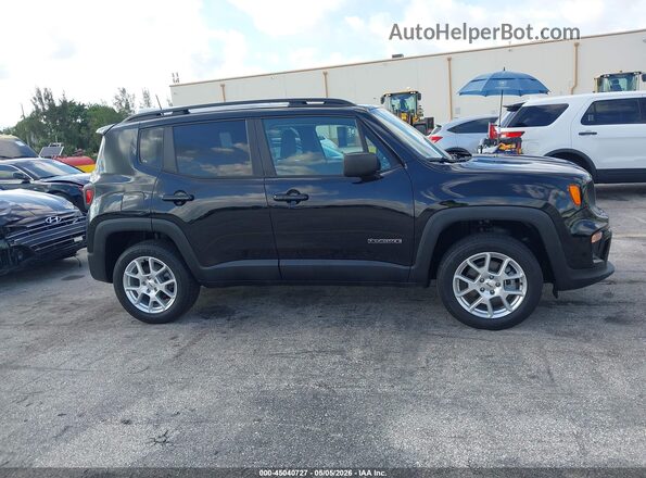 ZACNJDB14NPN83204 2022 JEEP RENEGADE Black Widok wnętrza z tyłu