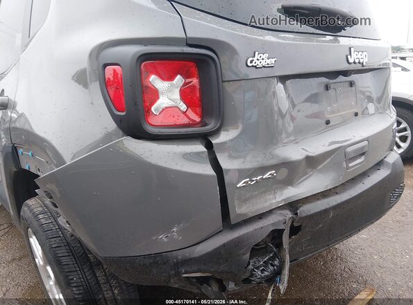 ZACNJDB15NPN80117 2022 JEEP RENEGADE Gray Դիմացի տեսք