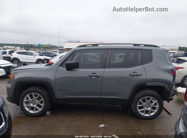 ZACNJDB15NPN80117 2022 JEEP RENEGADE Gray Սալոնի 360 աստիճան տեսք
