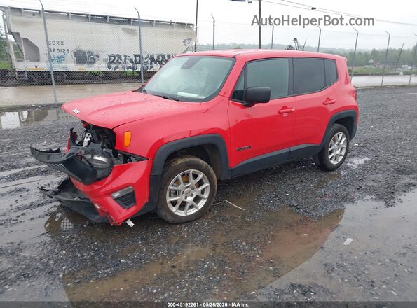 ZACNJDB17PPP67457 2023 JEEP RENEGADE Red Front left