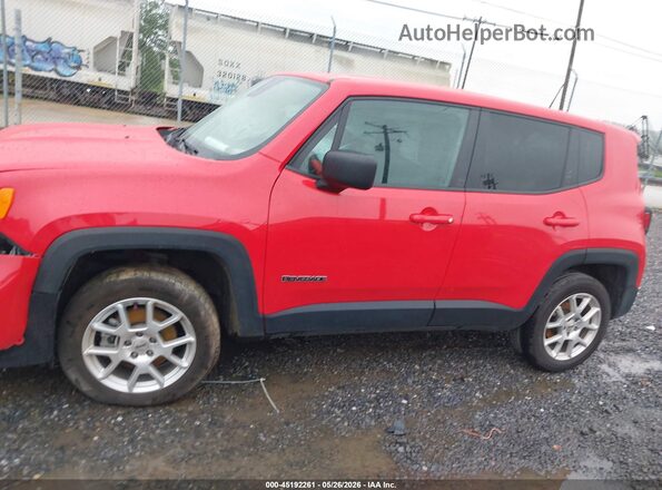 ZACNJDB17PPP67457 2023 JEEP RENEGADE Red 360 interior view