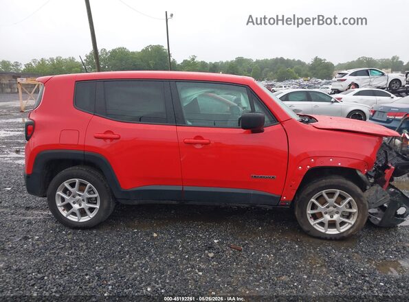ZACNJDB17PPP67457 2023 JEEP RENEGADE Red Rear interior view