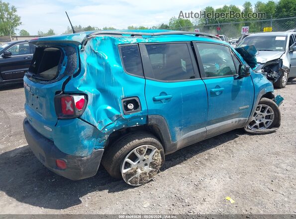 ZACNJDBB4MPM39207 2021 JEEP RENEGADE Turquoise Tył prawy