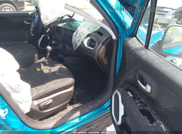 ZACNJDBB4MPM39207 2021 JEEP RENEGADE Turquoise Widok wnętrza z przodu